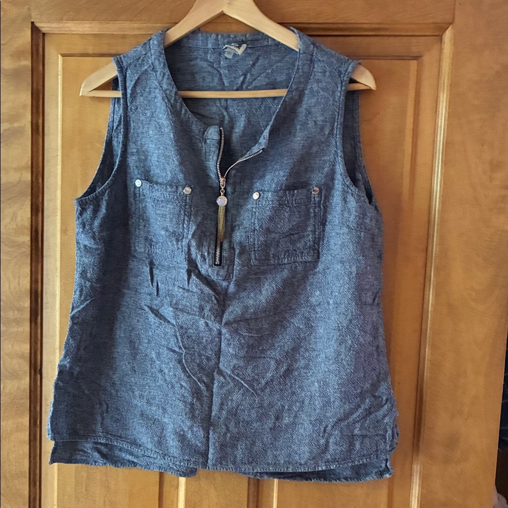 2 for $15 Anne Klein Blue Denim Vest